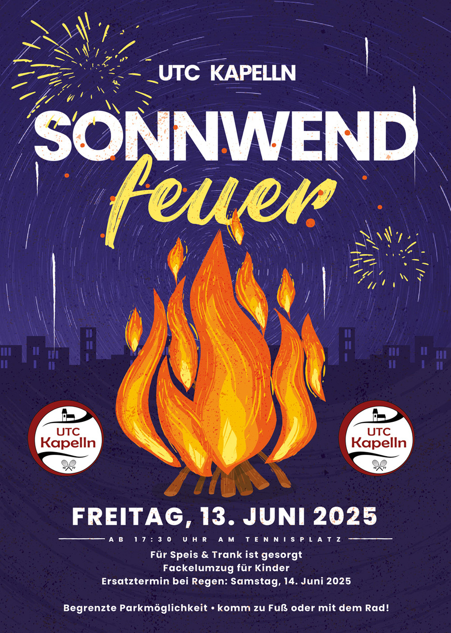 Sonnwendfeuer, Freitag 13. Juni 2025 ab 17:30